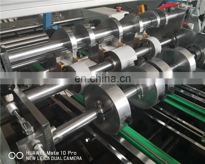 HBM1000 Automatic 3D 3-dimensional 4 corner french fried chips hamburger Burger Paper box making machine