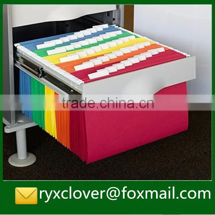 A4 Size Decorative Hanging Kraft Paper Cardboard File Folder