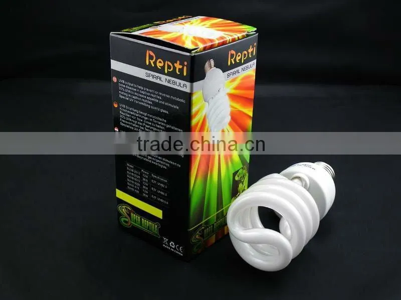 Top quality reptile uvb light compact fluorescent lamp for reptile cage supplies