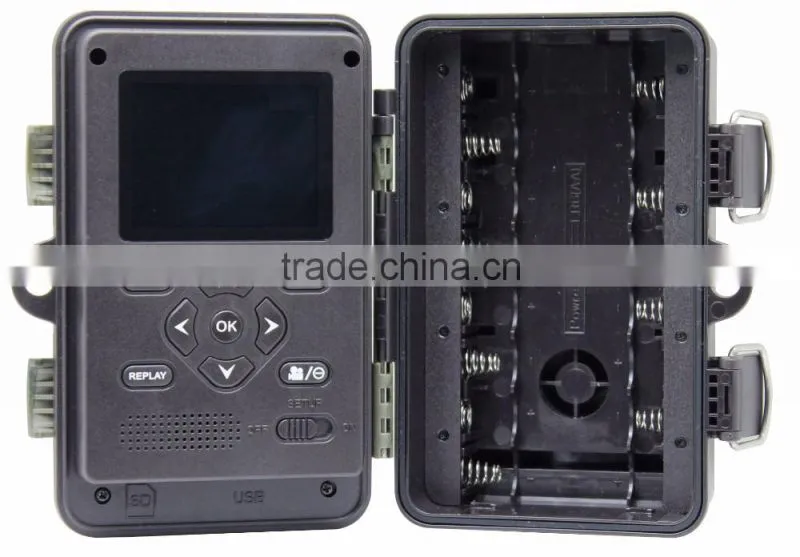 Raining Proof 12mp Trail Camera 42pcs 850nm/940nm Infrared LEDs Hunting Trail Camera for Animal or Home Surveillance
