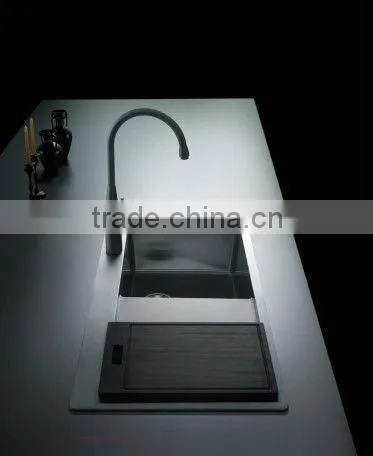 One Bowl With One Drainer Board Sink-STS101A