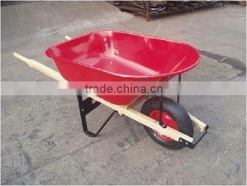 wooden handle steel wheelbarrow WH6600