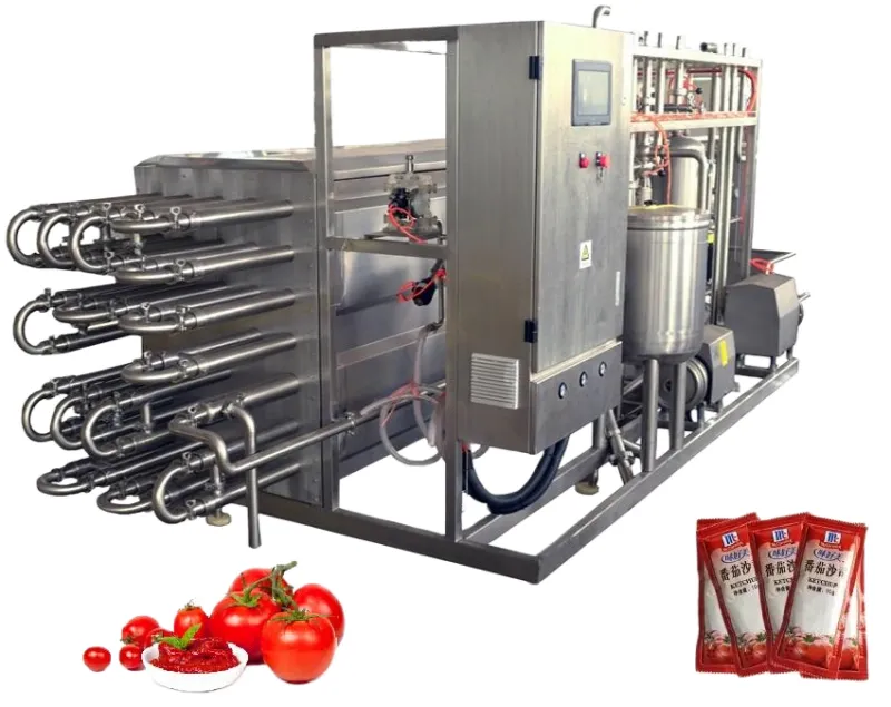 Small Scale 0.5 Ton Tomato Paste Making Machine Manual Semi-Automatic Tomato Sauce Production Line