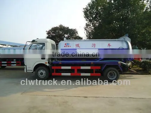 4000L Dongfeng sucker trucks, sewage suction truck