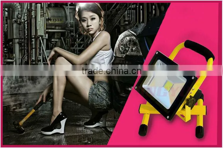 fashion design 50w led rechargeable flood lighting and led working light with high lumen