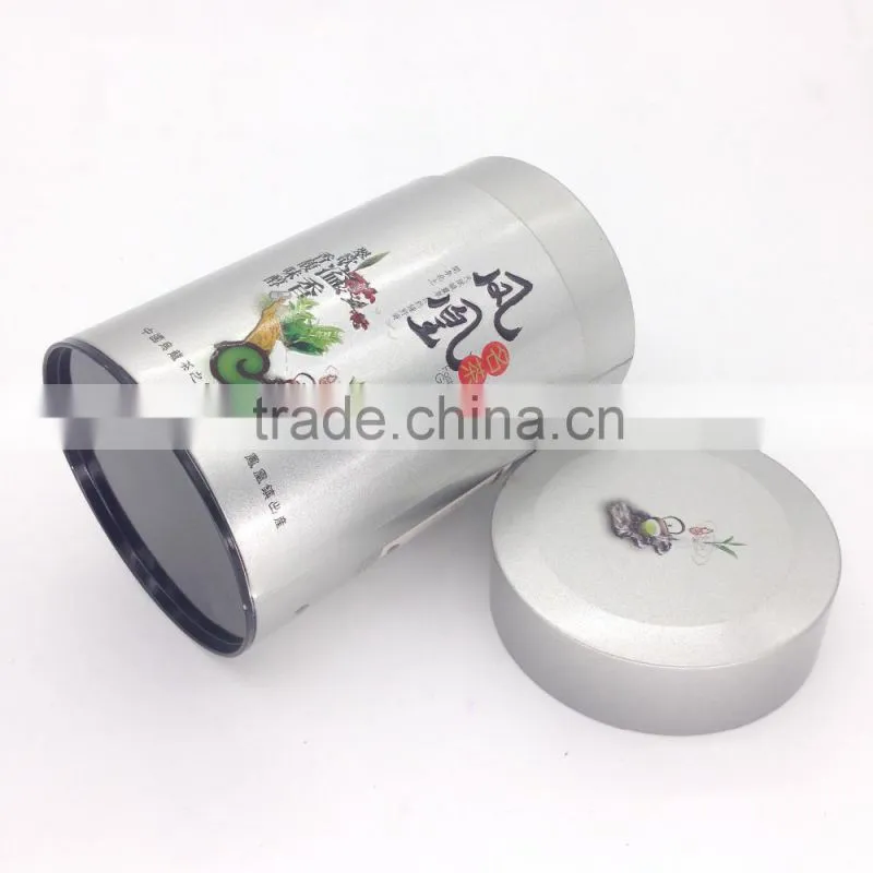 tea tin round