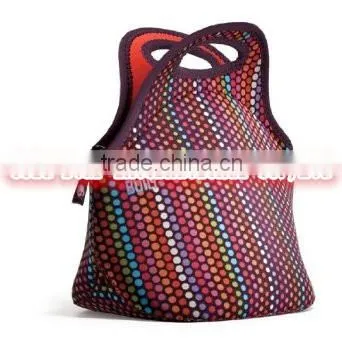 New design kids school thermal neoprene lunch bag