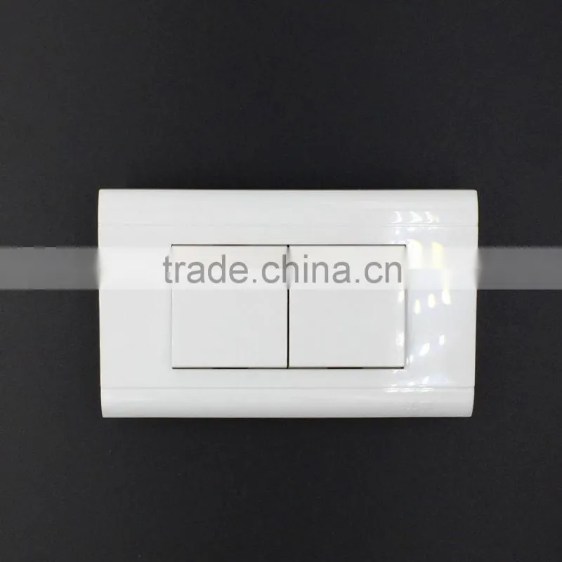 Popular 118 type double 2 pin socket outlet, Bangladesh 2 pin socket