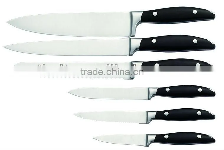 ABS+430 S/S HANDLE 10PCS KITCHEN KNIFE SET