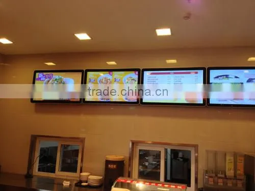 ad player for super market ceiling hand dual or Wall hanging