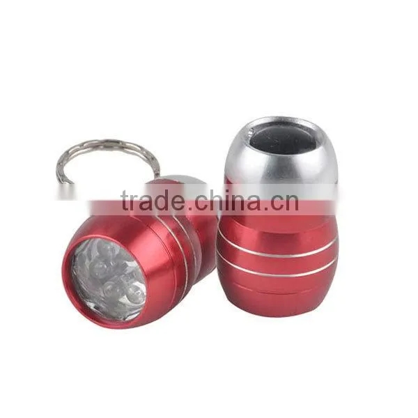 Mini Pocket Flashlight 6 LED Light Torch Lamp Portable Keychain