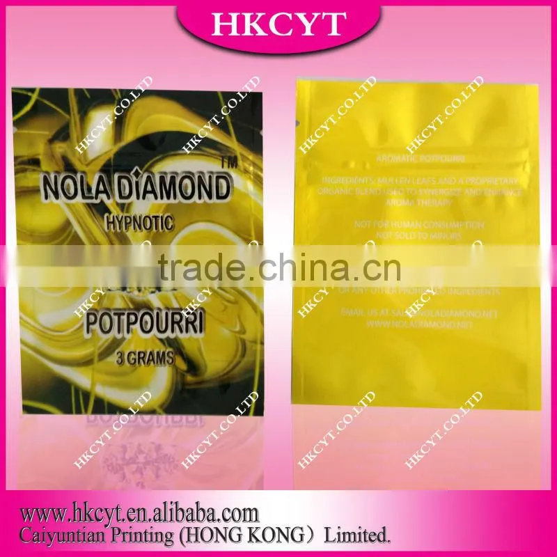 plastic shopping bag for potpourri
