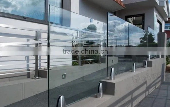 Clear tempered glass for balcony