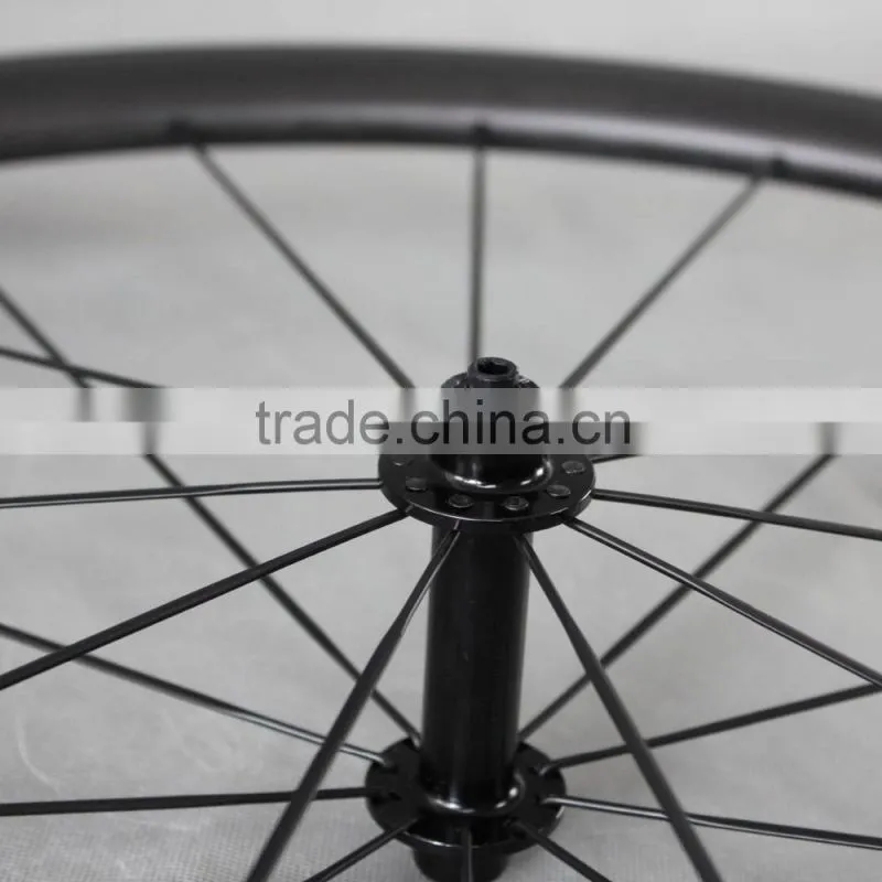 OEM carbon road bicycle wheels 700c full carbon road bike wheelset 40mm tubular carbon wheels