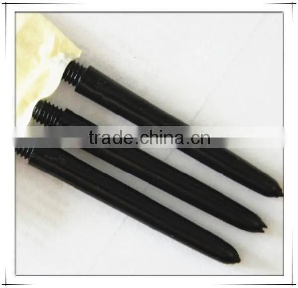Nylon Dart Stems Shafts Solid Black/White/Red Colors
