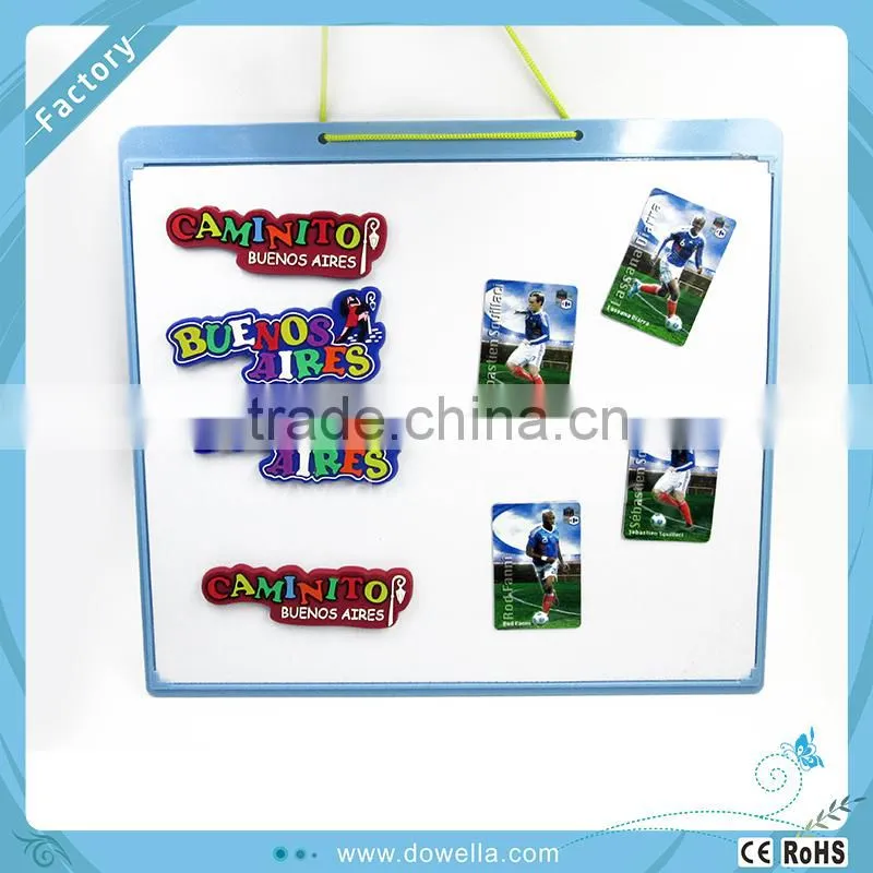 Soft PVC fridge maginetic with writing board, high quality in Universal/Disney audit factory