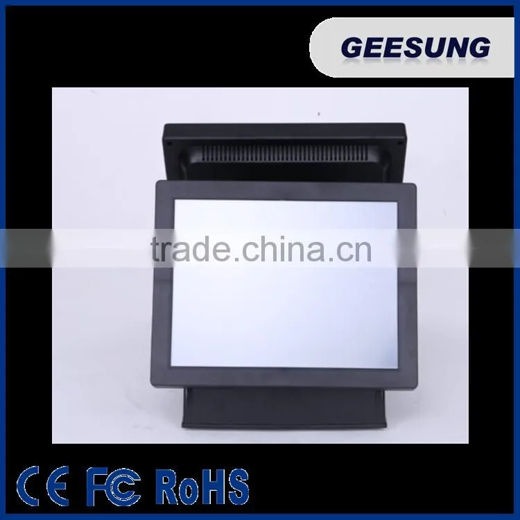 POS system dual screen 17 inch with 15 inch customer disply /monitor