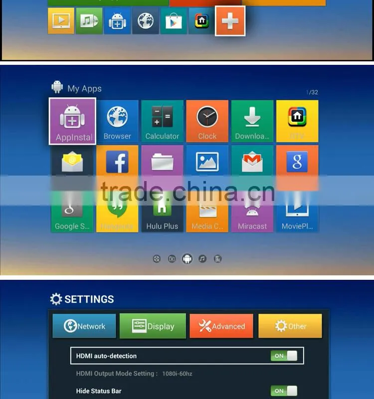 Low cost AML S805 quad core tv box with H.265 video support