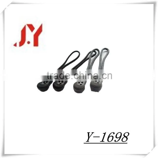 Custom high quality Stylish Plastic & Leather Zipper Puller