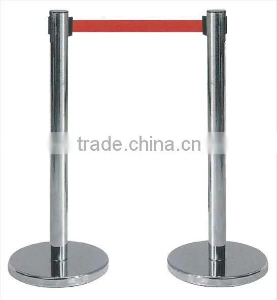 Econo-belt retractable belt barriers available from Barrier Security Products