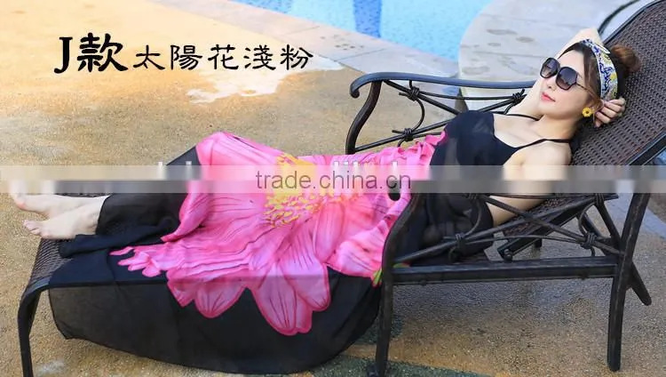 Chinese wholesale printed sexy women beach towel