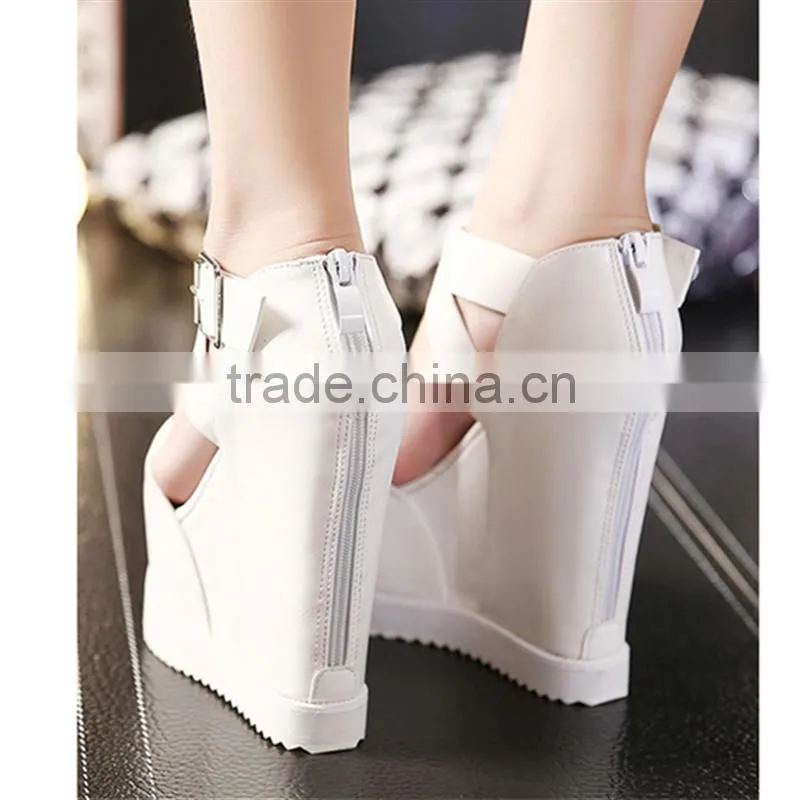 nude women 2015new model ladies fancy girls wedge sandals
