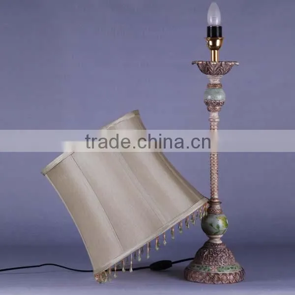 archaize polyresin antique lamp desk