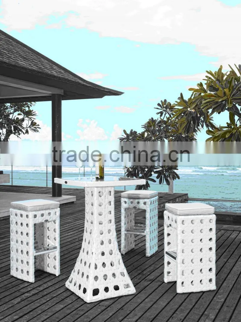 Rattan Wicker Bar Table Outdoor Furniture Set(DH-9577)