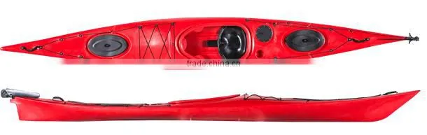 sinlge sit in sea kayak with rudder for sale
