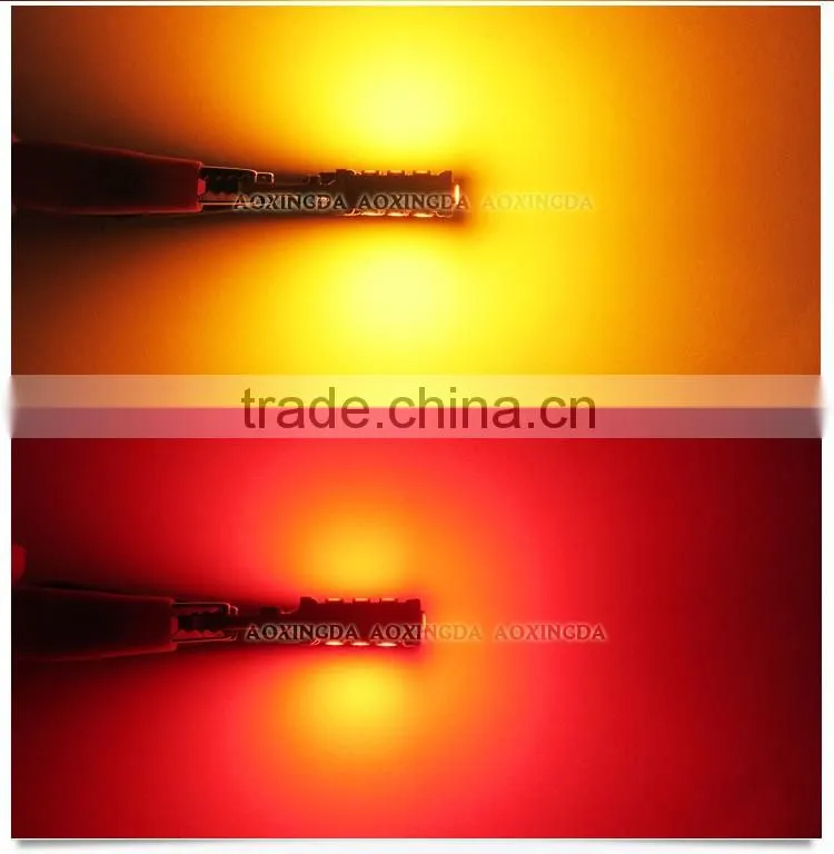 400LM 2835 15SMD CANBUS LED bulb T10 194 white red yellow
