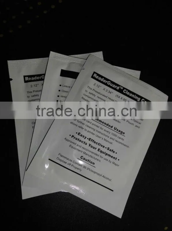 Cash Flow Note Acceptors Cleaning Card