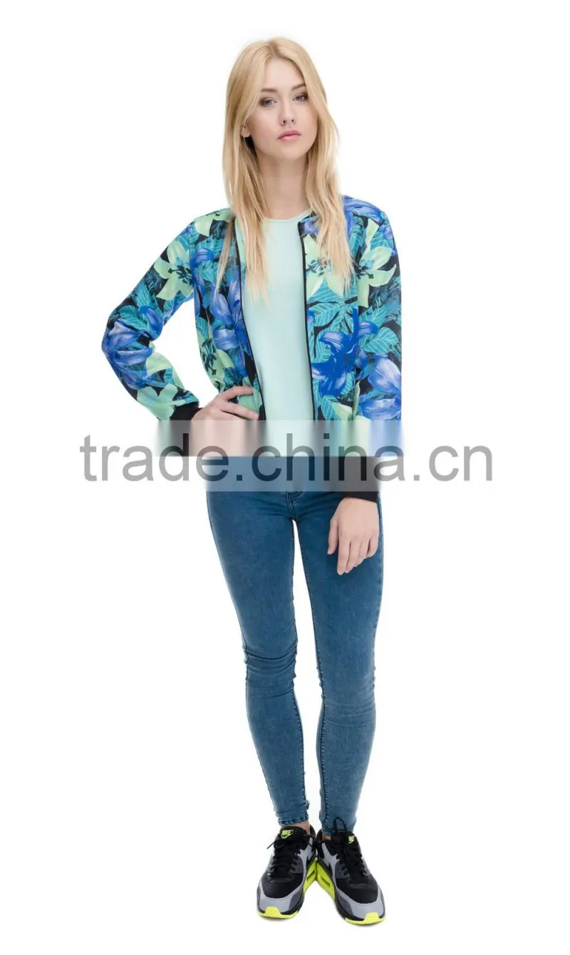 Custom latest fashion jacket for women , OEM services