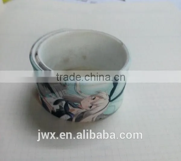 Colorful slap bracelet for advertising factory supply