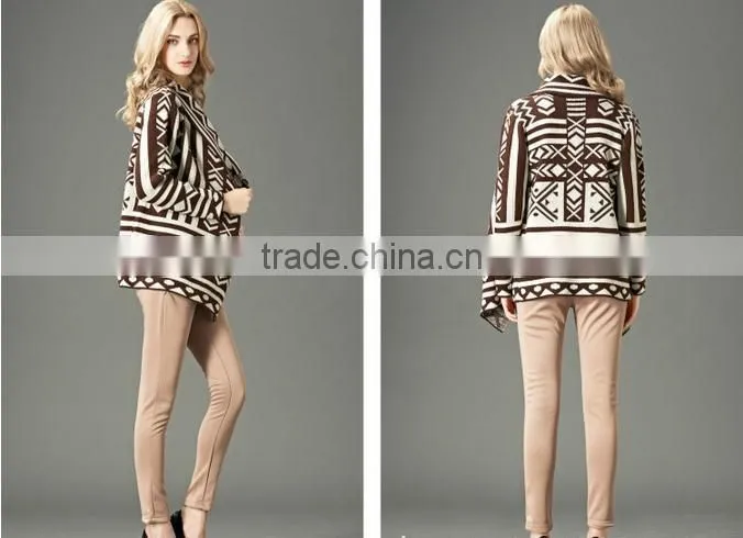 woman wear with high quality knits wool cardigans