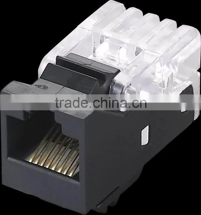 RJ45 cat5e cat6 utp female keystone jack commscope cat6 keystone jack