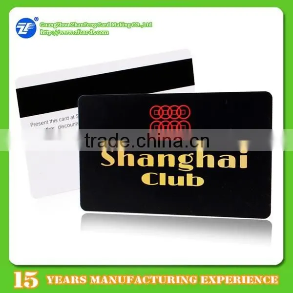 Full color printed pvc Hi-Co CR80 magnetic stripe card