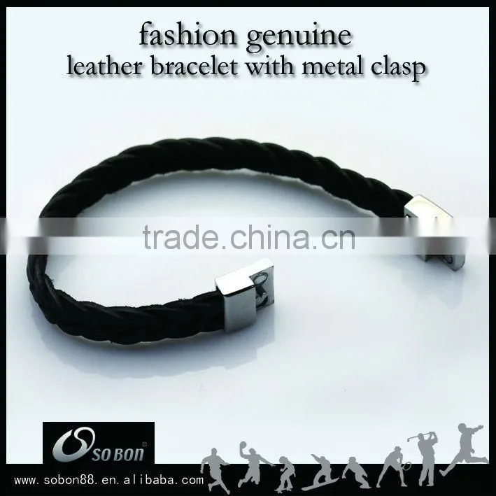 Wholesale Leather Cord Braided Bracelet