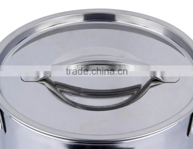 2015 tall stainless commercial steel heavy duty stock pots made in china