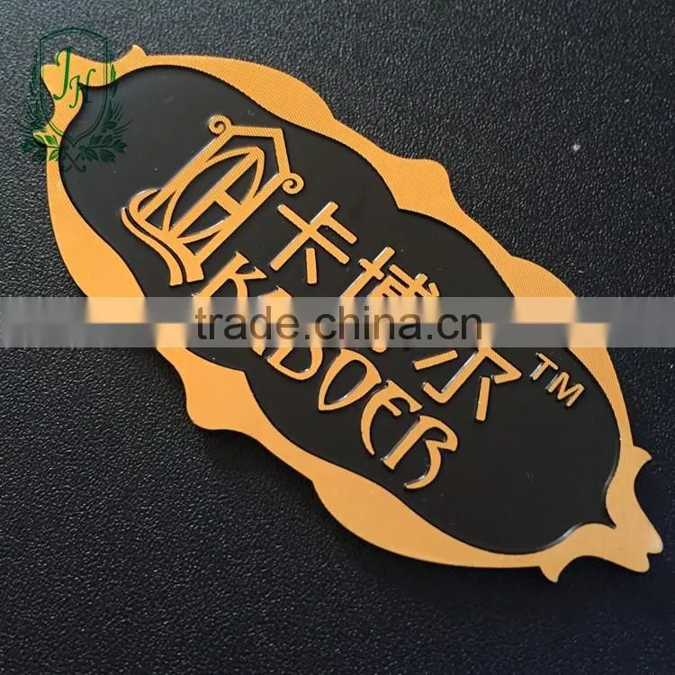 Embossed Aluminum Nameplate,metal aluminum nameplate with color painting