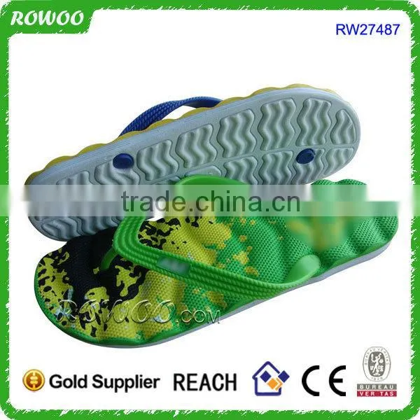 China Healthy men's eva beach slippers flip flops