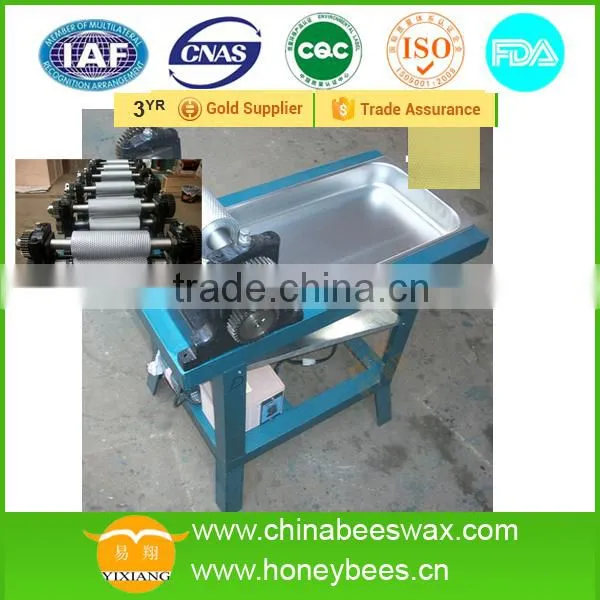 factory supply for bee comb beeswax foundation manual coining mill machine
