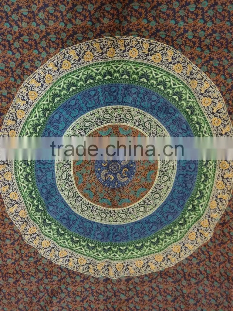 Meditation Mandala Art Tapestry