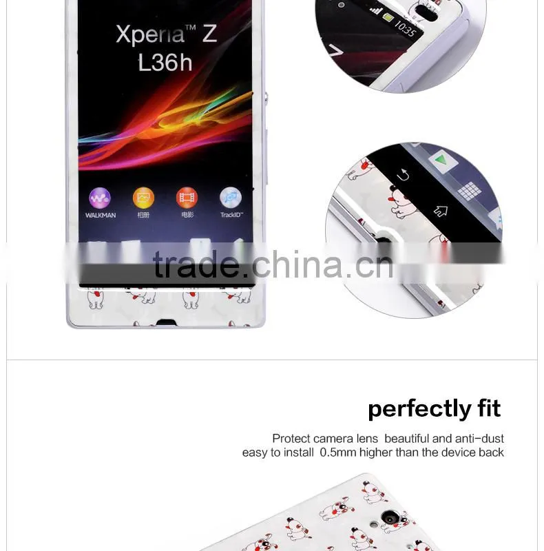 Hot sell 3D effect Sticker for sony Xperia L36H
