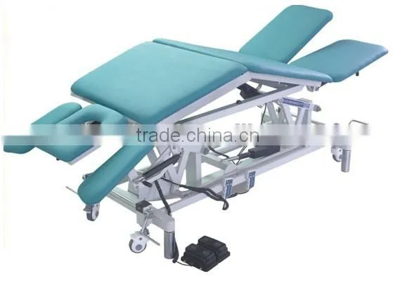 DE-4 with imported gas spring Adjustable Electric Treatment Bed