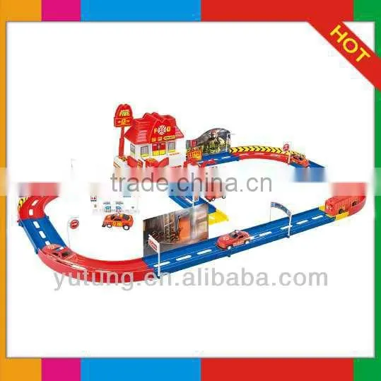 Pull back fire engine car game/car toys