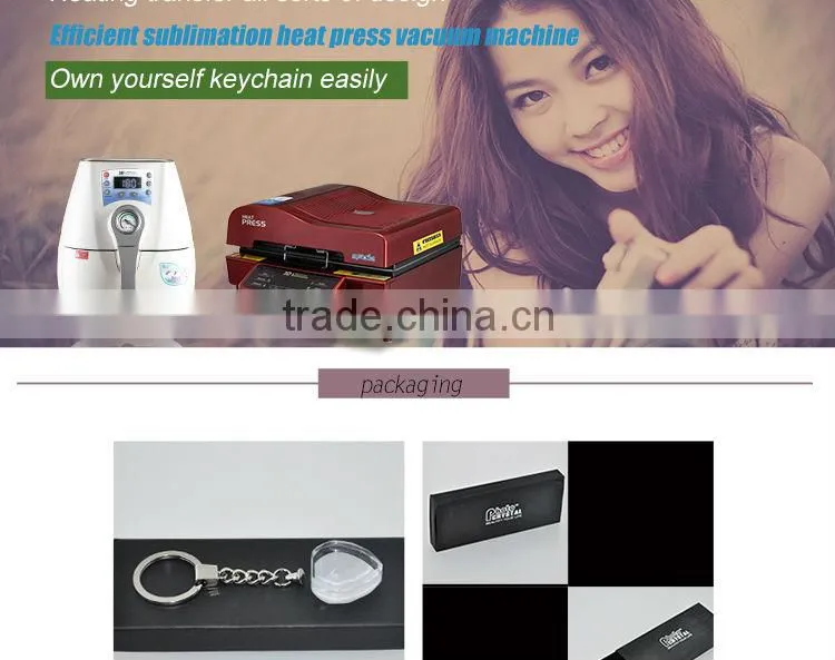 sublimation crystal/custom/metal keychain for sublimation