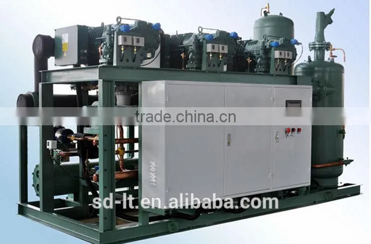 JZBBLGS Series Low Temperature Water Cooled Screw Compressor Racks