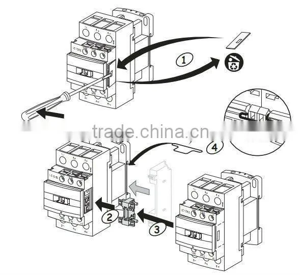 Magnetic DC Contactor LC1-D40