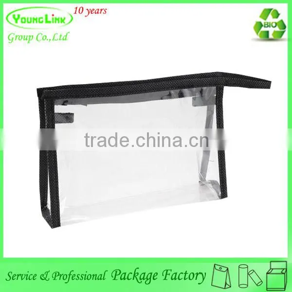 unique customized transparent EVA PVC plastic zipper bag