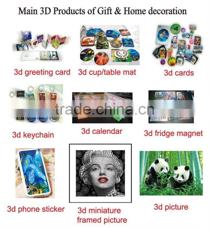 High quality 3D lenticular poker for games
